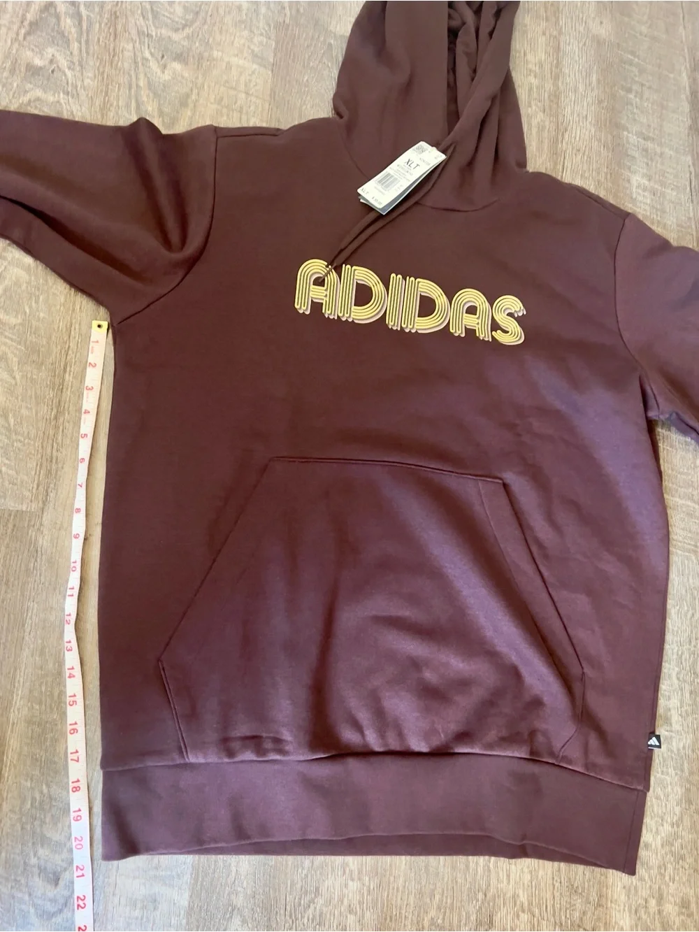 Adidas Men's‎ Fleece Active Hoodie-Size XL Tall